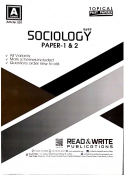 A/L Sociology Paper - 1 & 2 Topical Article No. 501 